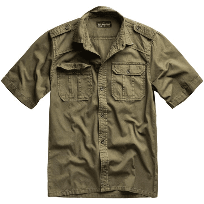Košile M65 Basic Shirt 1/2 olivová S