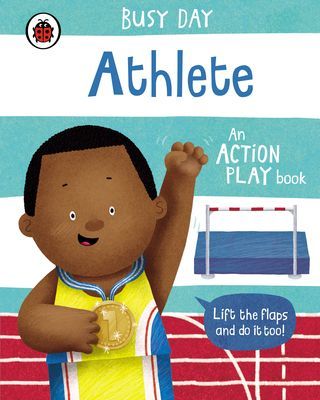 Busy Day: Athlete - An action play book (Green Dan)(Board book)