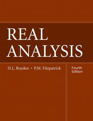 Real Analysis (Classic Version) (Royden Halsey)(Paperback / softback)