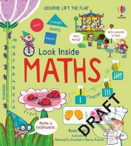 Look Inside Maths - Rosie Dickins, Benedetta Giaufret (ilustrátor), Enrica Rusina (ilustrátor)