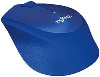 Myš Logitech M330 Silent Plus / optická / 3 tlačítka / 1000dpi - modrá