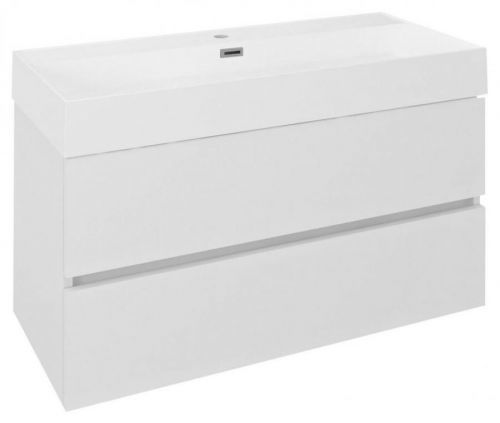 SAPHO ODETTA umyvadlová skříňka 95x50x43,5cm, bílá lesk DT100-3030