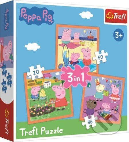 Prasátko Peppa - Úžasné nápady 3v1 - Trefl