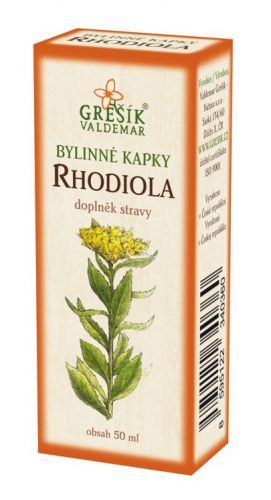 Valdemar Grešík Grešík Rhodiola bylinné kapky 50 ml