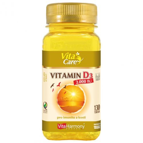 VitaHarmony, s.r.o.  VitaHarmony Vitamin D3 2.000 m.j. (50 µg) - 130ks
