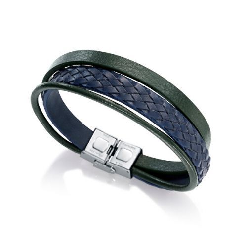 Viceroy Moderní pánský kožený náramek Magnum