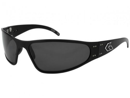 Sluneční brýle Wraptor Polarized Gatorz® – Smoke Polarized, Černá (Barva: Černá, Čočky: Smoke Polarized)