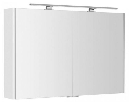 SAPHO LUCIE galerka s LED osvětlením, 106x70x17cm, bílá LU105-0030