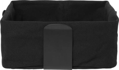 Černý textilní košík na chléb Blomus Bread, 26 x 26 cm