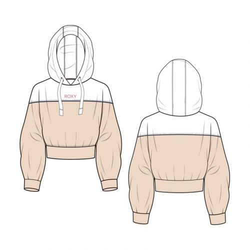 mikina ROXY - Its In The Music Novelle Peach (TEA0)