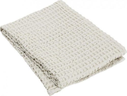 Světle béžový bavlněný ručník Blomus Moonbeam, 100 x 50 cm