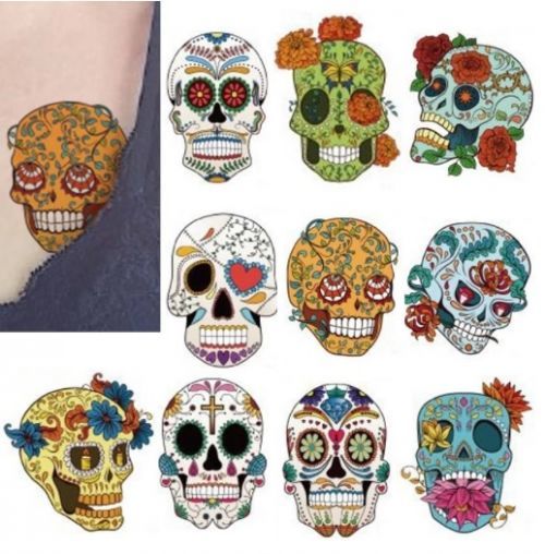 Tetování lebky nejen pro děti