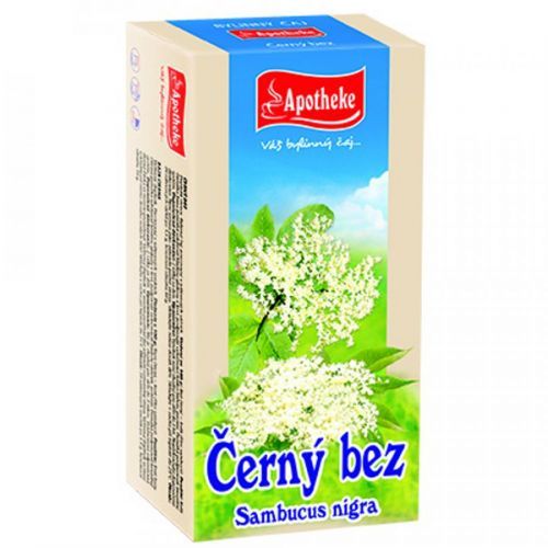 APOTHEKE Černý bez čaj 20x 1,5 g