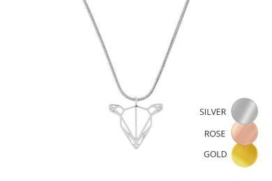 Doe Steel Pendant Rose Doe Pendant