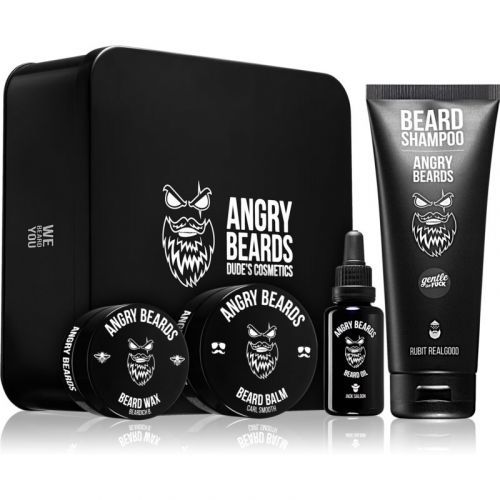 Angry Beards Saloon kosmetická sada na vousy pro muže