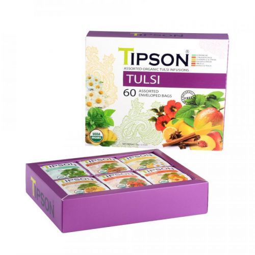 TIPSON Tulsi assorted bylinný čaj 60 sáčků BIO