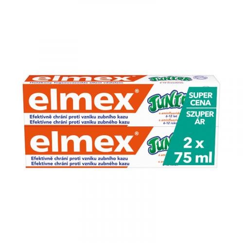 Elmex Junior zubní pasta s aminfluoridem 6-12 let 2x75ml