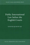 Public International Law Before the English Courts (Qureshi Khawar)(Paperback)