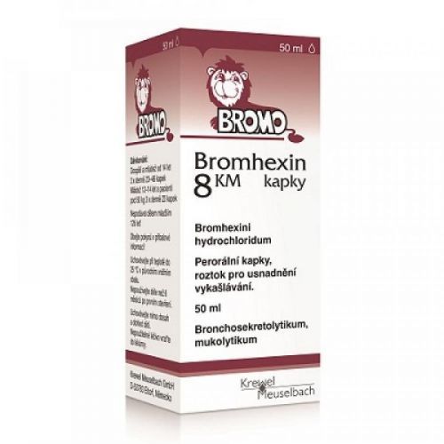 BROMHEXIN 8 KM kapky 50 ml