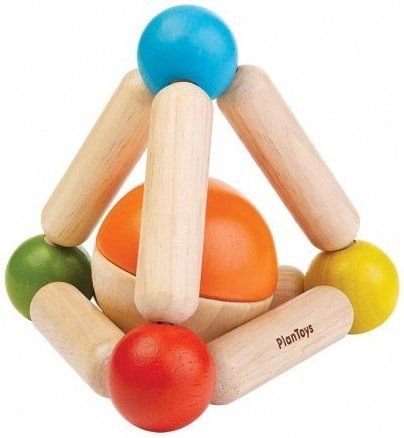 Plan Toys Tvarovací chrastítko – Triangle