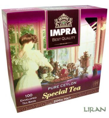 Čaj Impra Earl Grey Special Tea černý čaj sáčkovy 100 ks