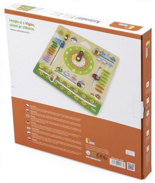 Viga Dřevěný kalendář český jazyk