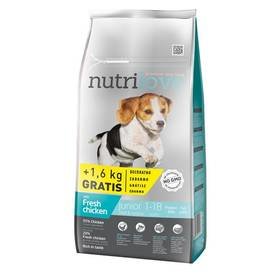 Nutrilove Dog dry Junior S-M fresh chicken 8kg + 1,6kg ZDARMA