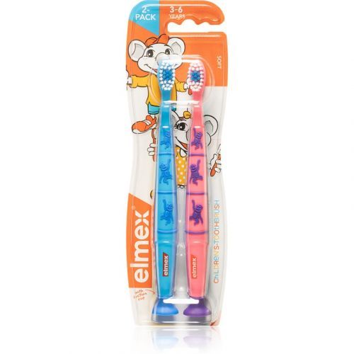 Elmex Children's Toothbrush zubní kartáček pro děti soft 3-6 years 2 ks