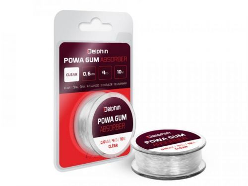 Delphin Feederová Guma Powa Gum Absorber Čirá