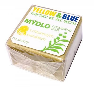 Yellow & Blue Olivové mýdlo s citronovým extraktem na skvrny 200G