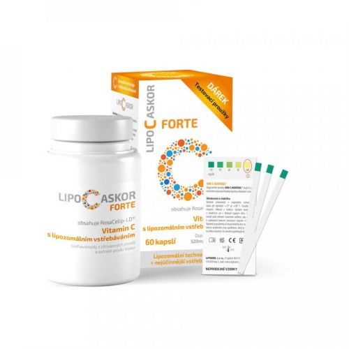 LIPO C ASKOR Forte vitamin C 520 mg  60 kapslí