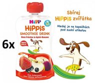 HiPP BIO Smoothie Jablko-Banán-Červené ovoce 6 x 120 ml