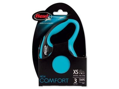 Vodítko FLEXI New Comfort páska modré XS