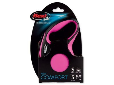 Vodítko FLEXI New Comfort páska růžové S