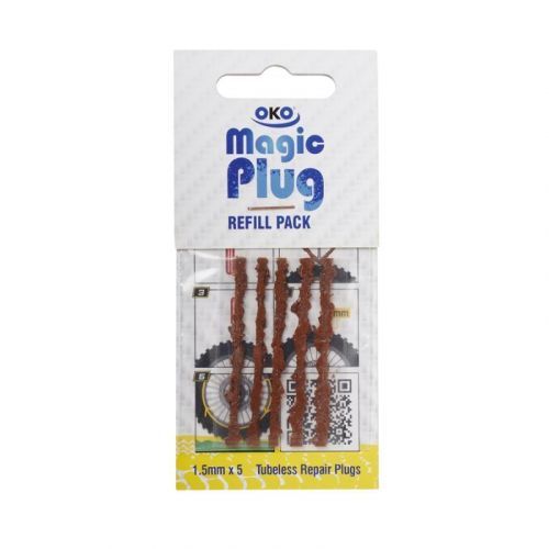 OKO Magic Plug Frankfurters 1,5 mm - sada 5 knotů pro opravu defektu u bezdušových plášťů