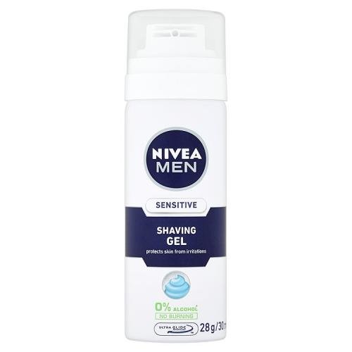 Nivea Men Sensitive gel na holení mini 30 ml