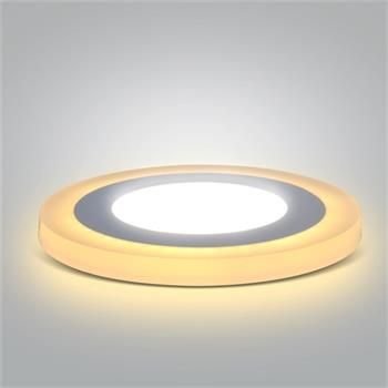 Solight LED podsvícený panel, podhledový, 12W+4W, 900lm, 4000K, kulatý