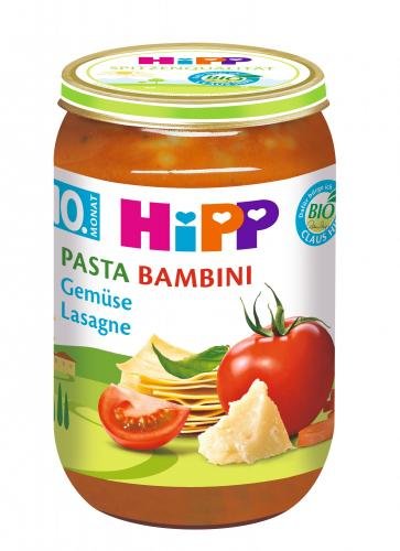 HIPP BIO Pasta Bambini Zeleninové lasagne