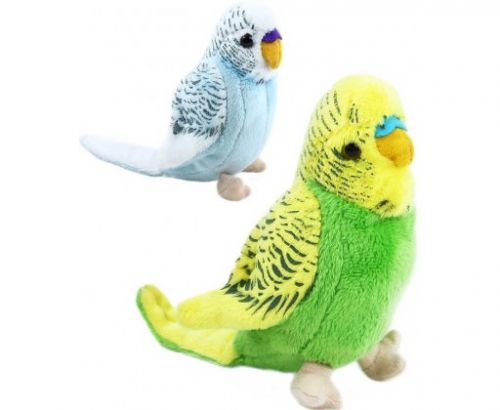 PLYŠ Andulka 12cm plyšový ptáček 2 barvy *PLYŠOVÉ HRAČKY*