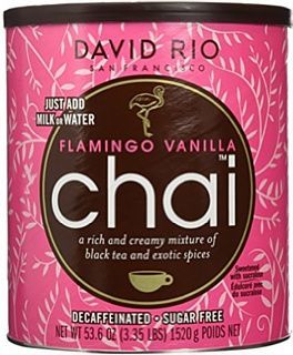 David Rio (inst. čaj) Flamingo Vanilla Chai bez cukru a kofeinu 1520 g David Rio