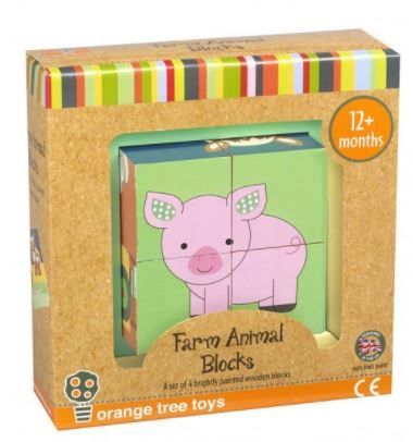 Orange Tree Toys Kostky Farma