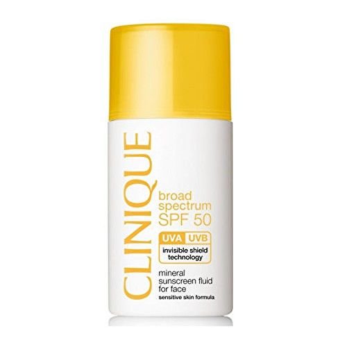 Clinique Minerální opalovací fluid na obličej SPF 50 (Mineral Sunscreen Fluid For Face) 30 ml