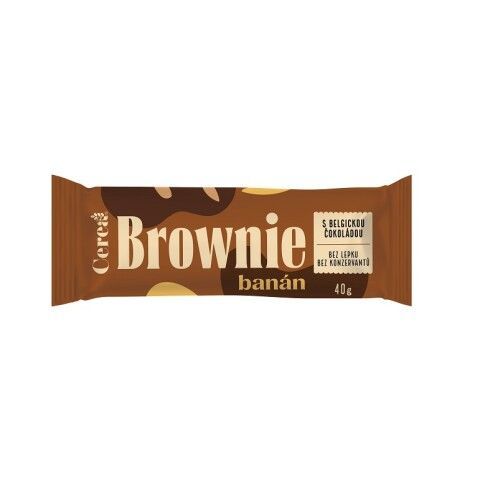 Tyčinka Brownie - banán 40 g 40g