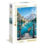 Clementoni - Puzzle 500, Jezero Braies