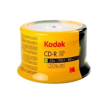 CD-R 80 min. Kodak spindl folie 50pck/bal
