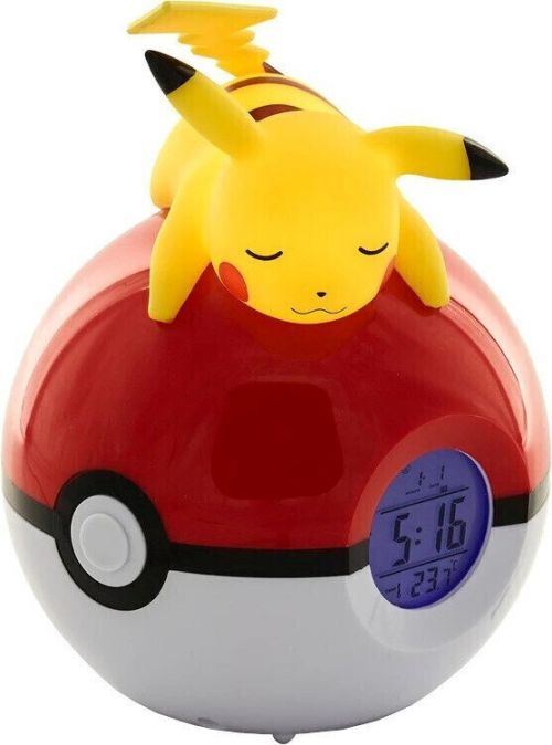 Lampa s Budíkem Pikachu Pokebal (Pokémon)