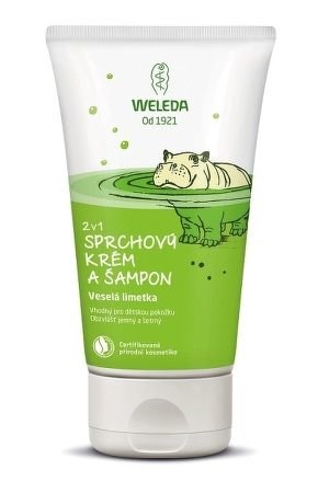 WELEDA 2v1 sprchový krém a šampon Veselá limetka