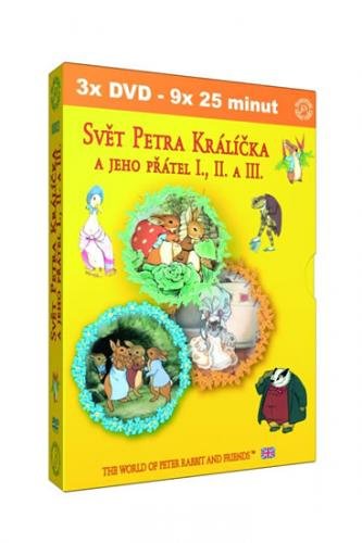 Svět Petra Králíčka a jeho přátel – 3 DVD (šubr) - neuveden