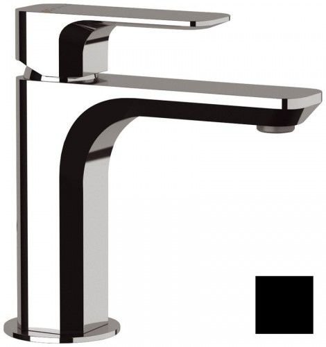 SPY stojánková umyvadlová baterie bez výpusti, černá mat