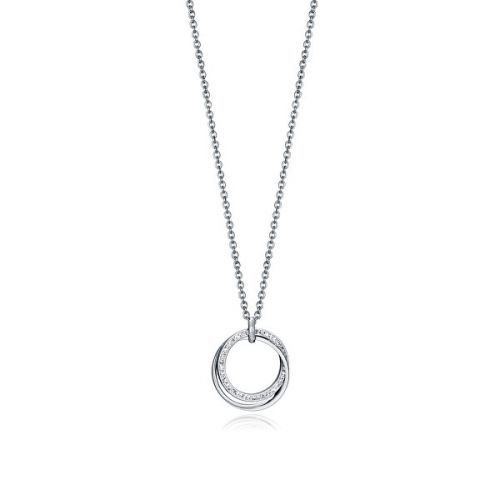 Viceroy Nadčasový ocelový náhrdelník se zirkony Chic